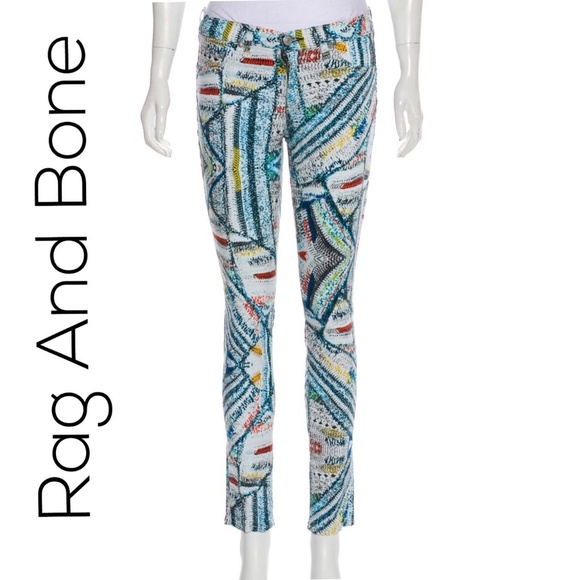 rag & bone Denim - Rag & Bone Abstract Skinny Jean